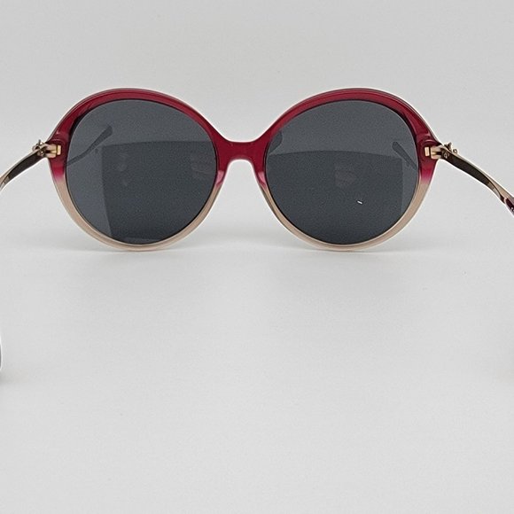 Coach HC8214 L1650 547387 Red Sand Gradient Frame Grey Lens Sunglasses w/ Case - Picture 5 of 15